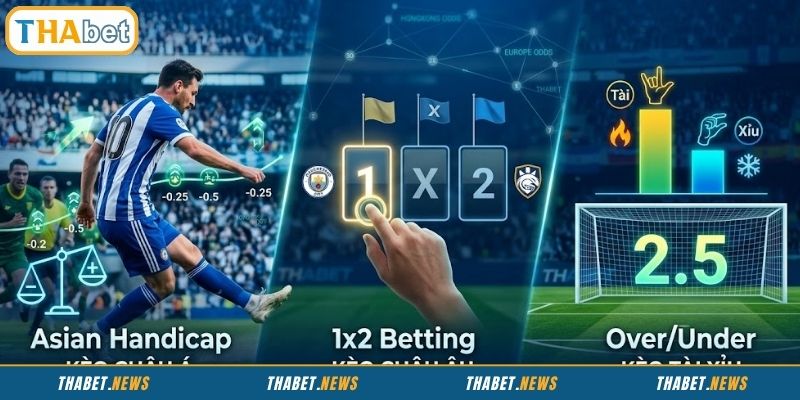 Các hình thức cá cược bóng đá nổi bật tại THABET