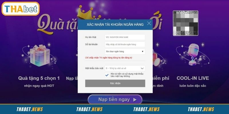 Các yêu cầu hội viên phải hoàn tất trước khi rút tiền THABET