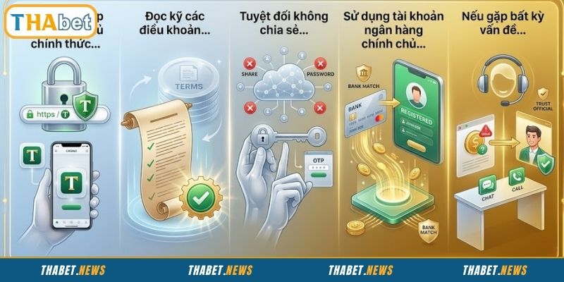 Kinh nghiệm bảo vệ quyền lợi cá nhân khi cá cược tại THABET