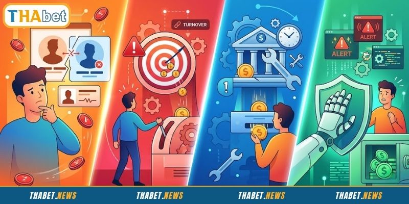 Top 4 lỗi rút tiền THABET phổ biến hiện nay